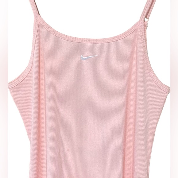 NWT Nike Sportswear Essentials Pink Ribbed Dress Size Large - Picture 4 of 12